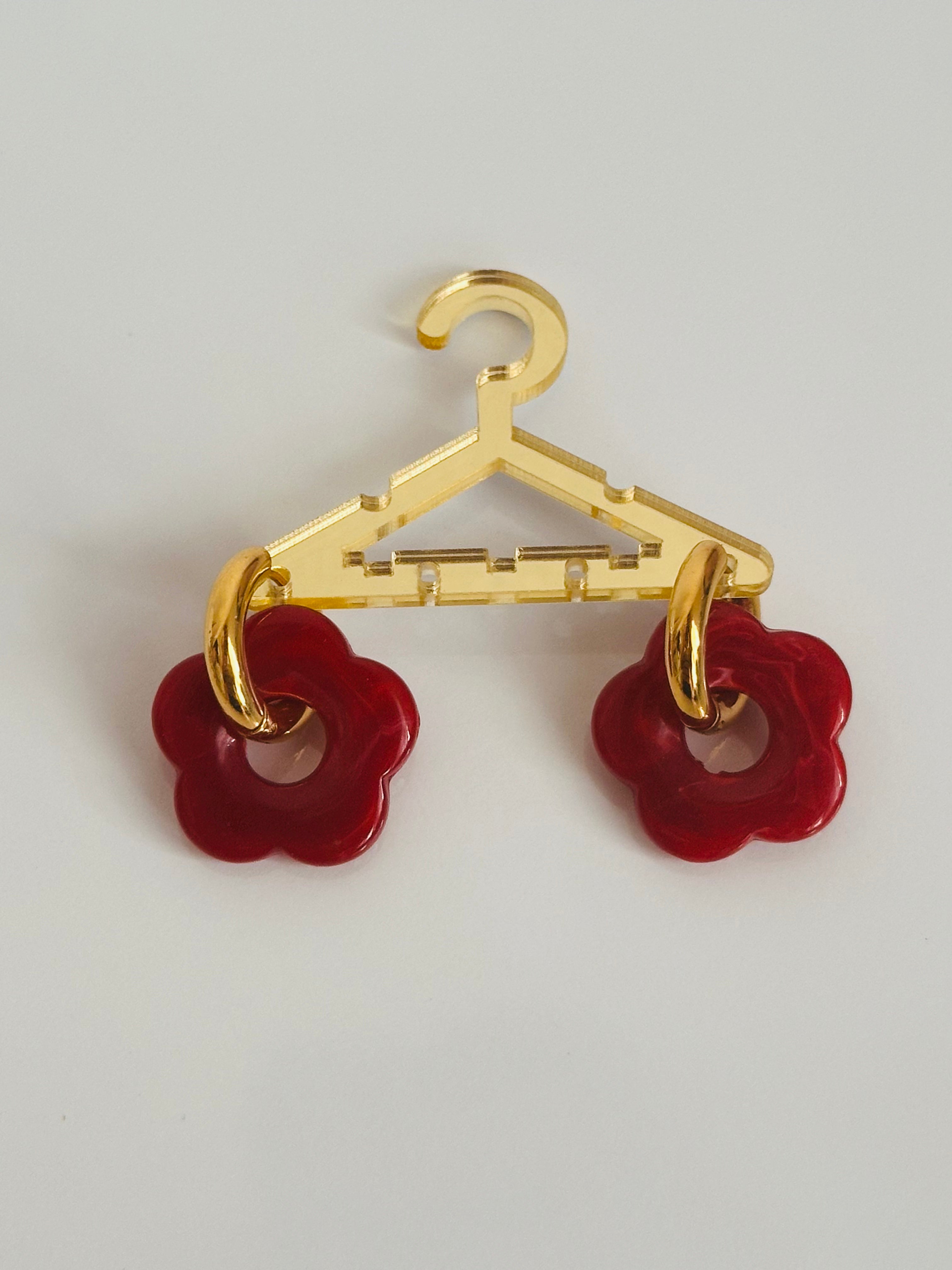 Big Flower Earring